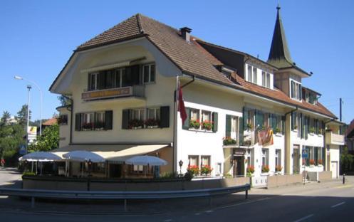 Hotel Restaurant Moleson Flamatt Bagian luar foto